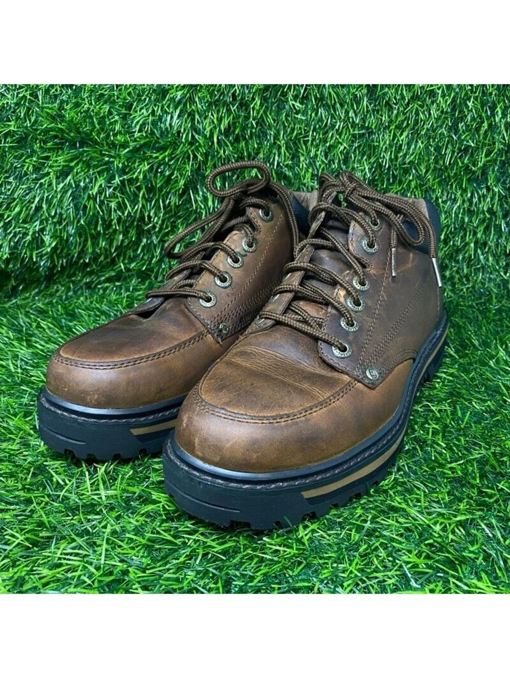 NEW Skechers Boots Mens 10.5 Mariner Dark Brown 4470 Lace Up Grunge Work 2235